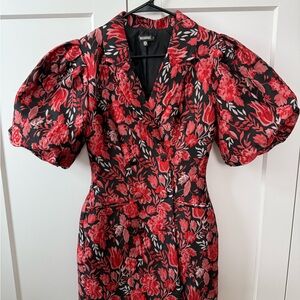 Floral Puff Sleeve Dress